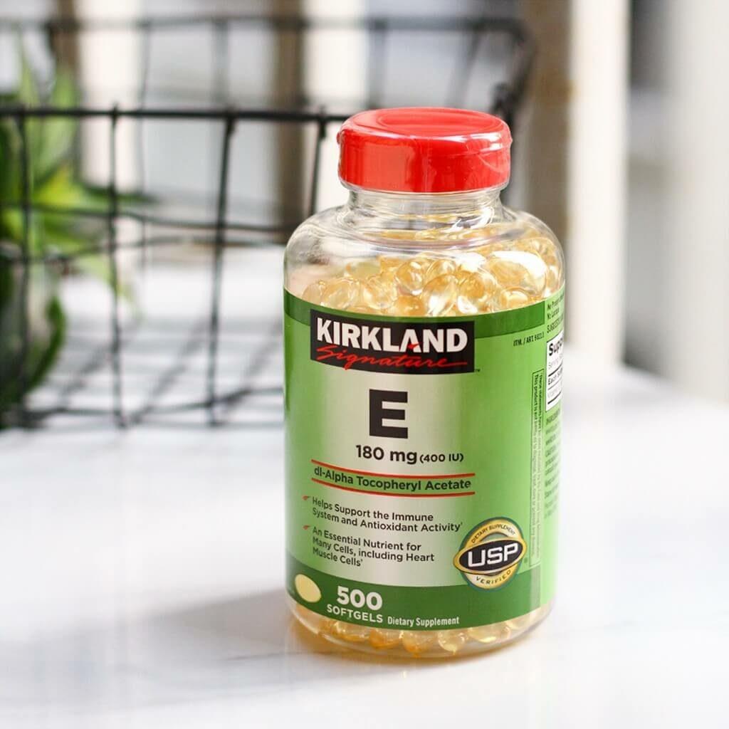 Je Kirkland Vitamin E dobrý?  Cena, ingredience a použití