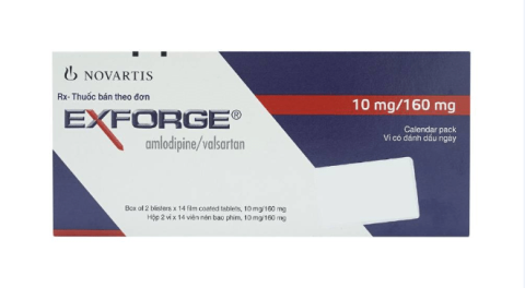 Jak se přípravek Exforge (valsartan, amlodipin) používá k léčbě vysokého krevního tlaku?