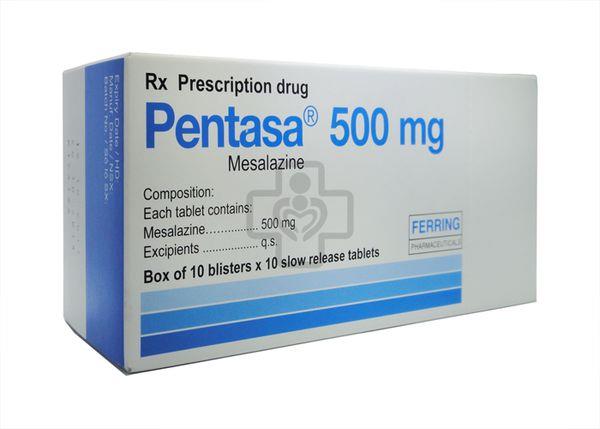 Pentasa (mesalazin) při léčbě žaludečních vředů